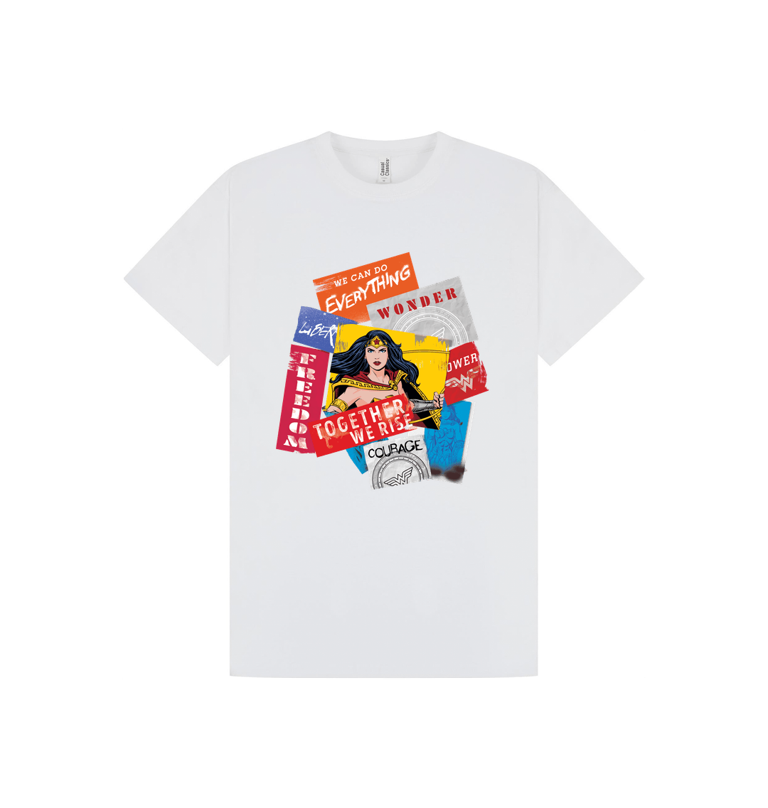 White Printed T-shirt Front