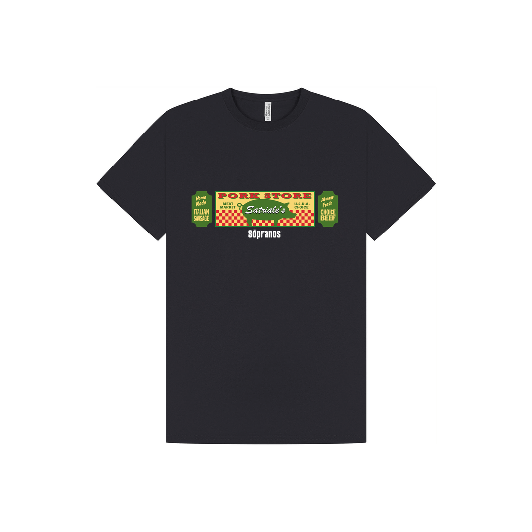 Navy Printed T-shirt Front