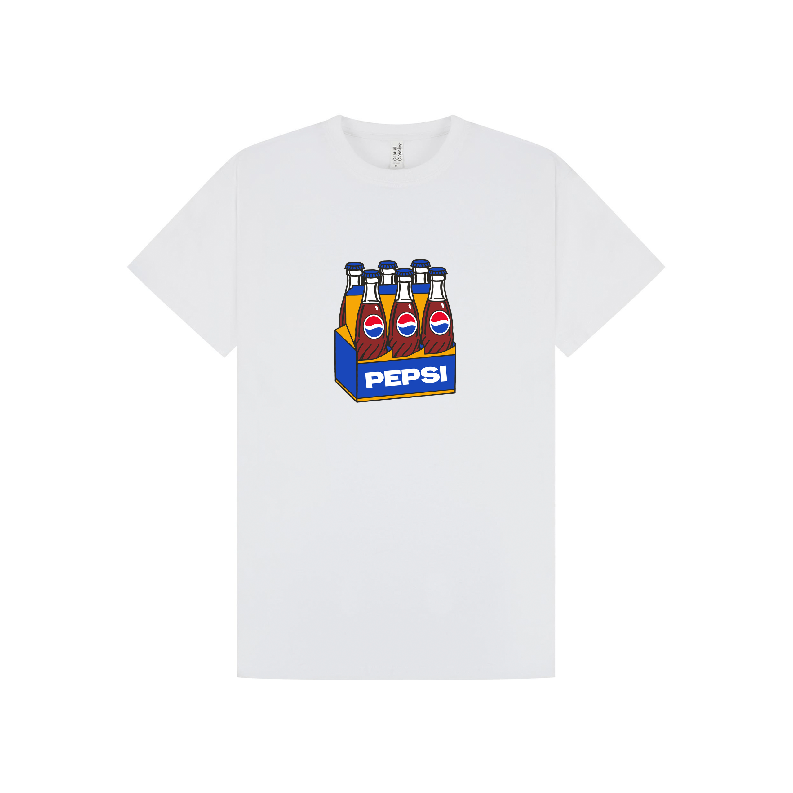 White Printed T-shirt Front