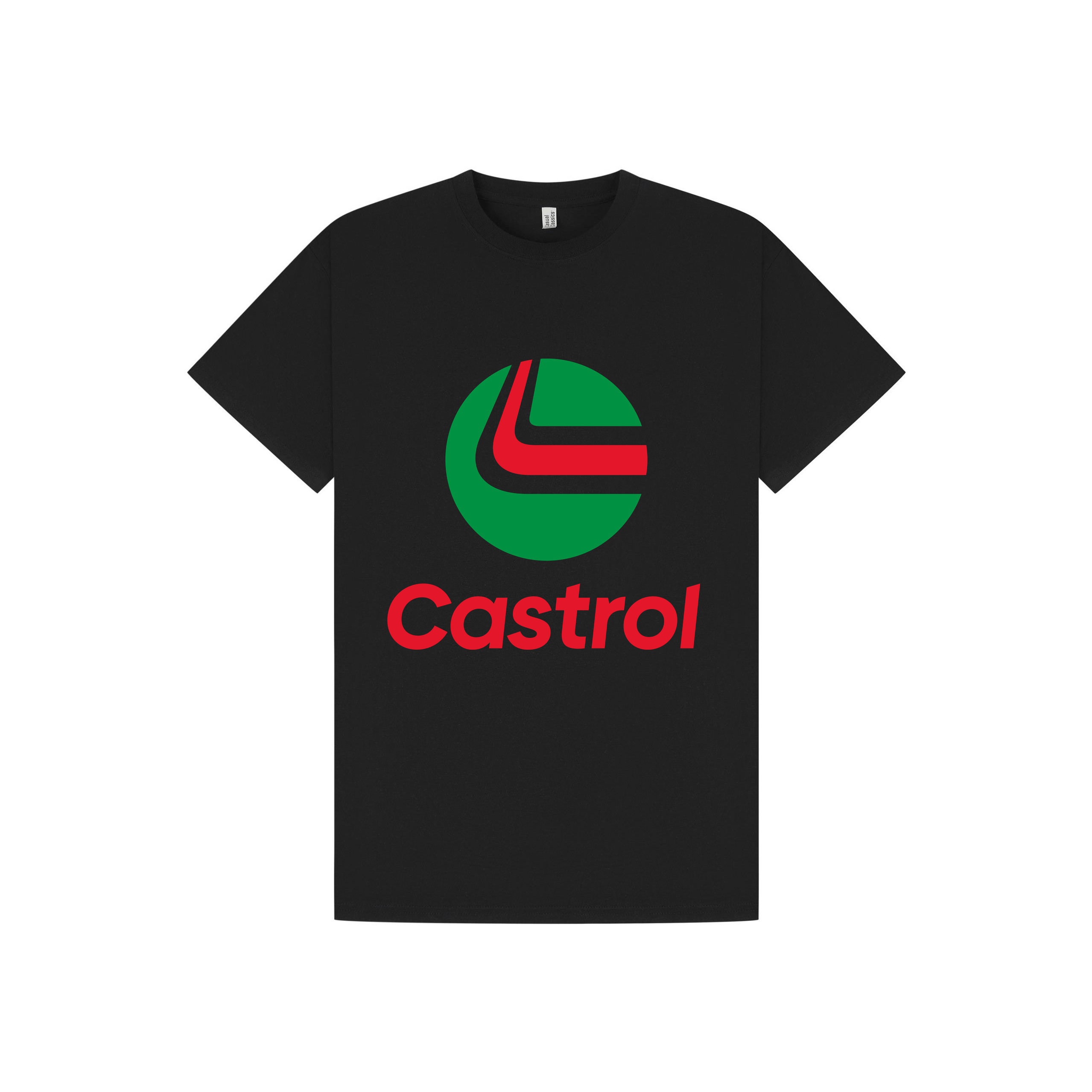 Black Printed T-shirt Front