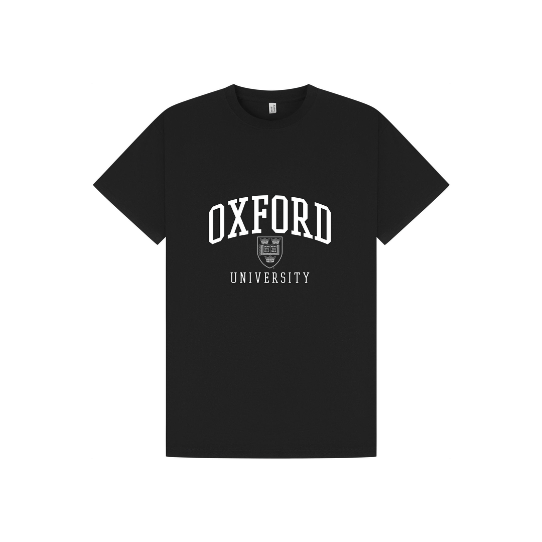 Black Printed T-shirt Front