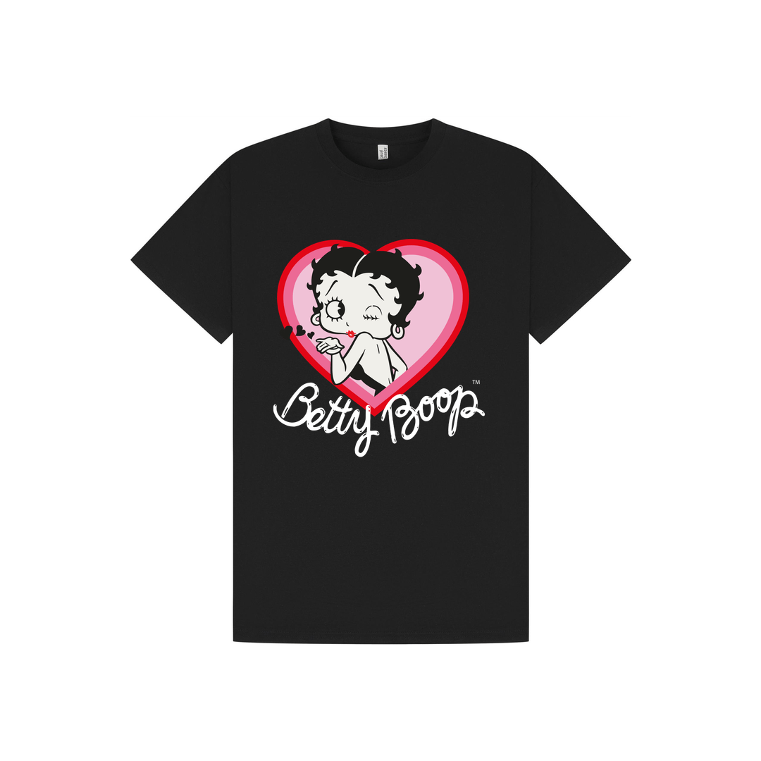 Black Printed T-shirt Front