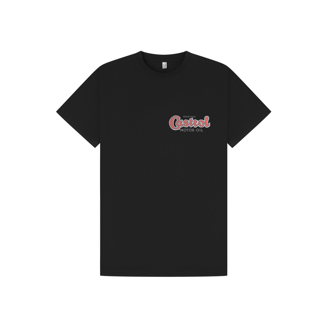 Black Printed T-shirt Front