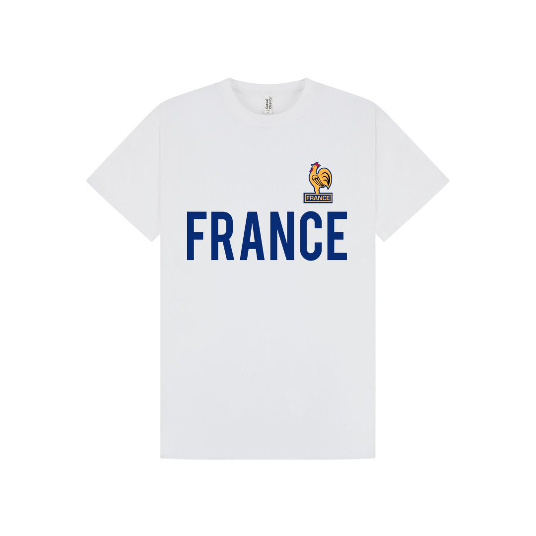 White Printed T-shirt Front