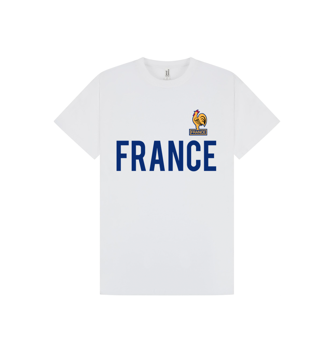 White Printed T-shirt Front