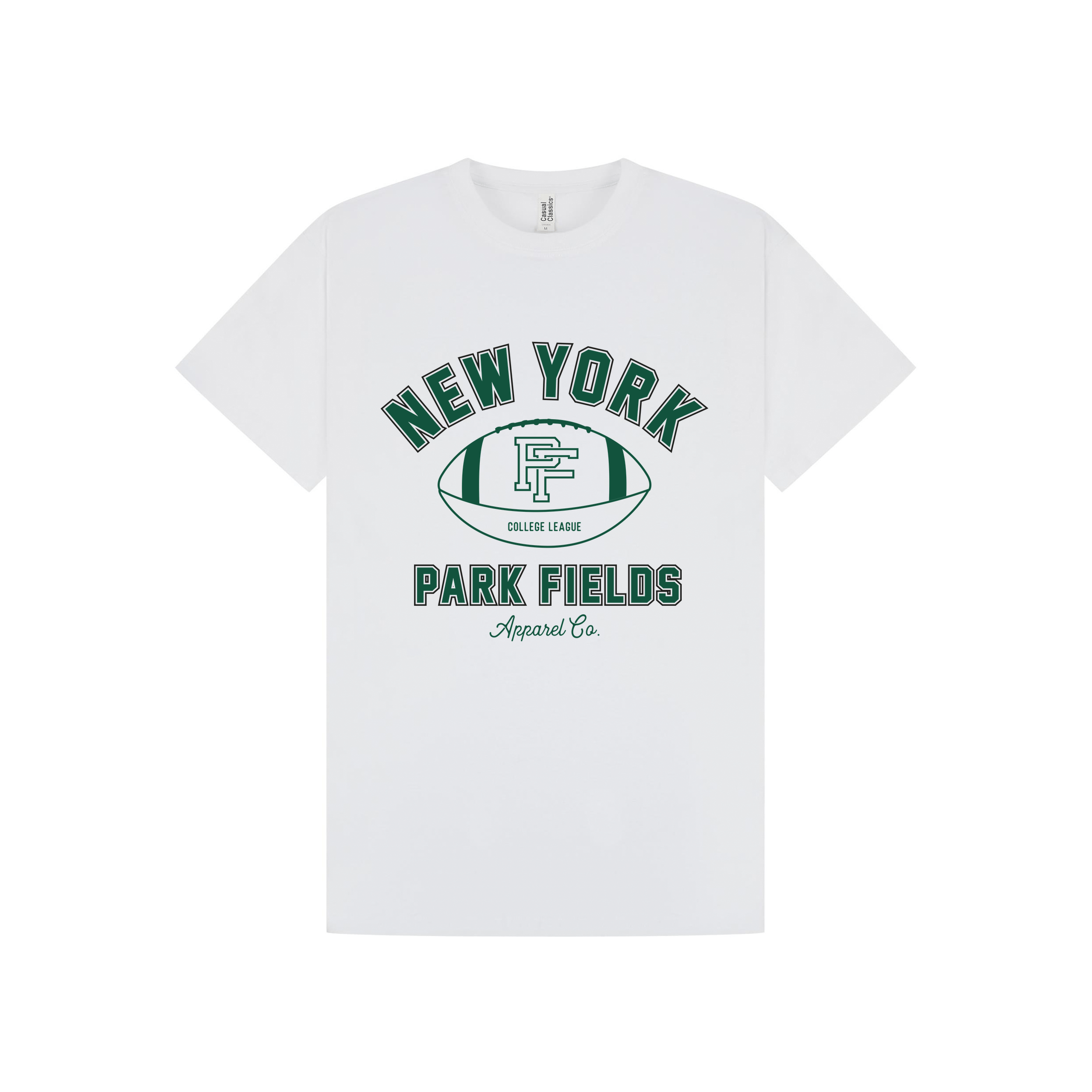 White Printed T-shirt Front