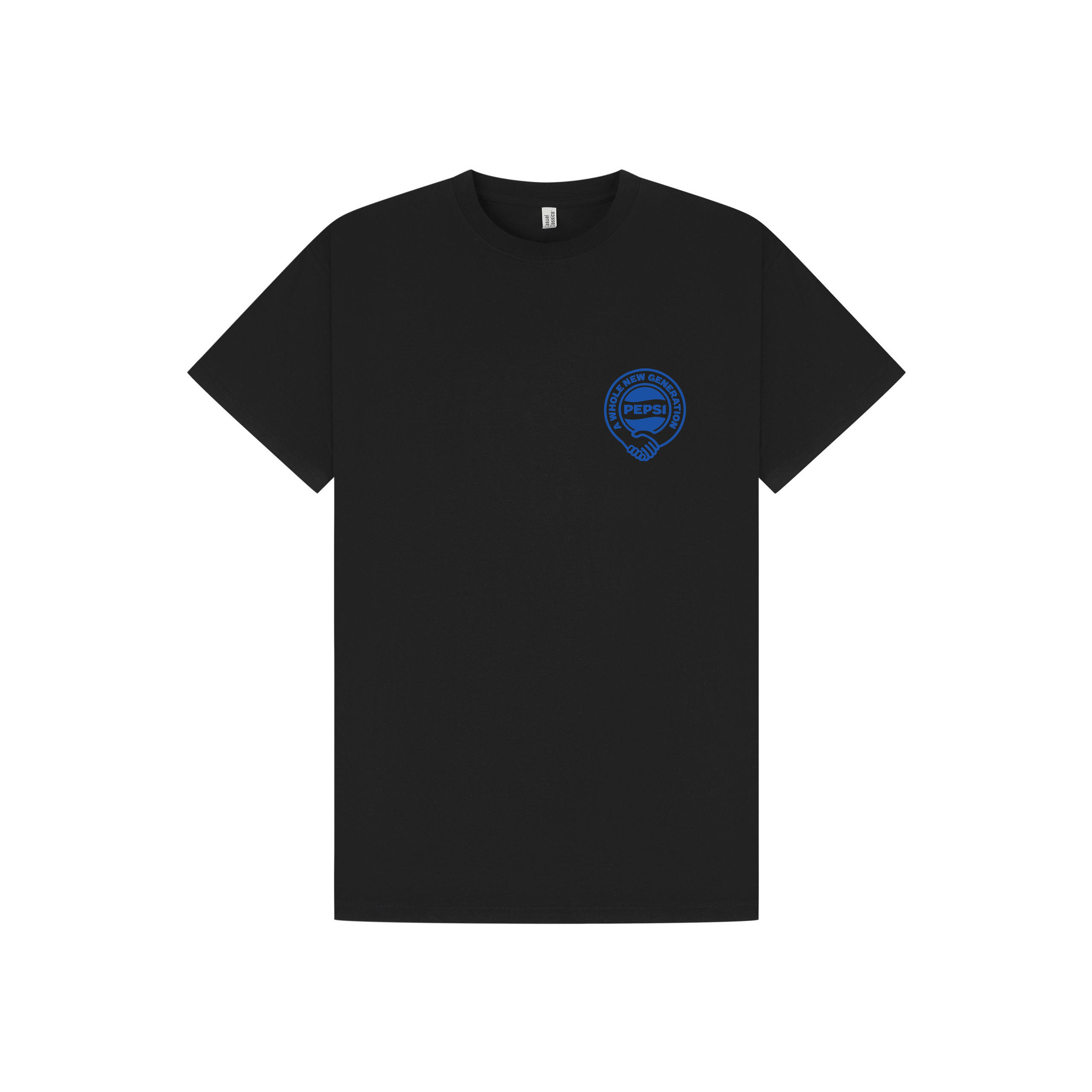 Black Printed T-shirt Front