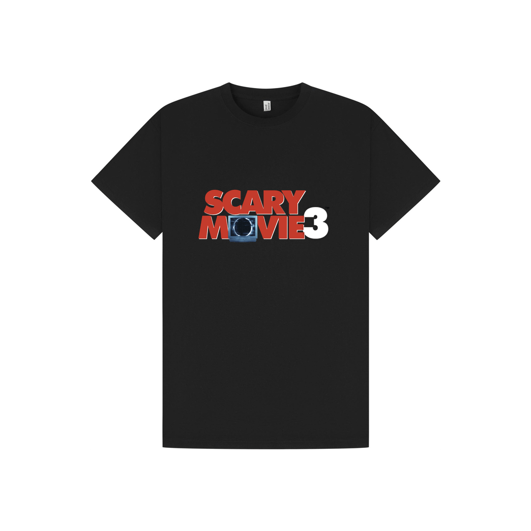 Black Printed T-shirt Front