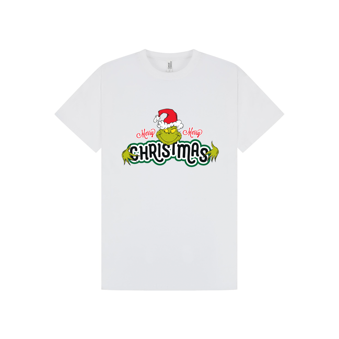 White Printed T-shirt Front