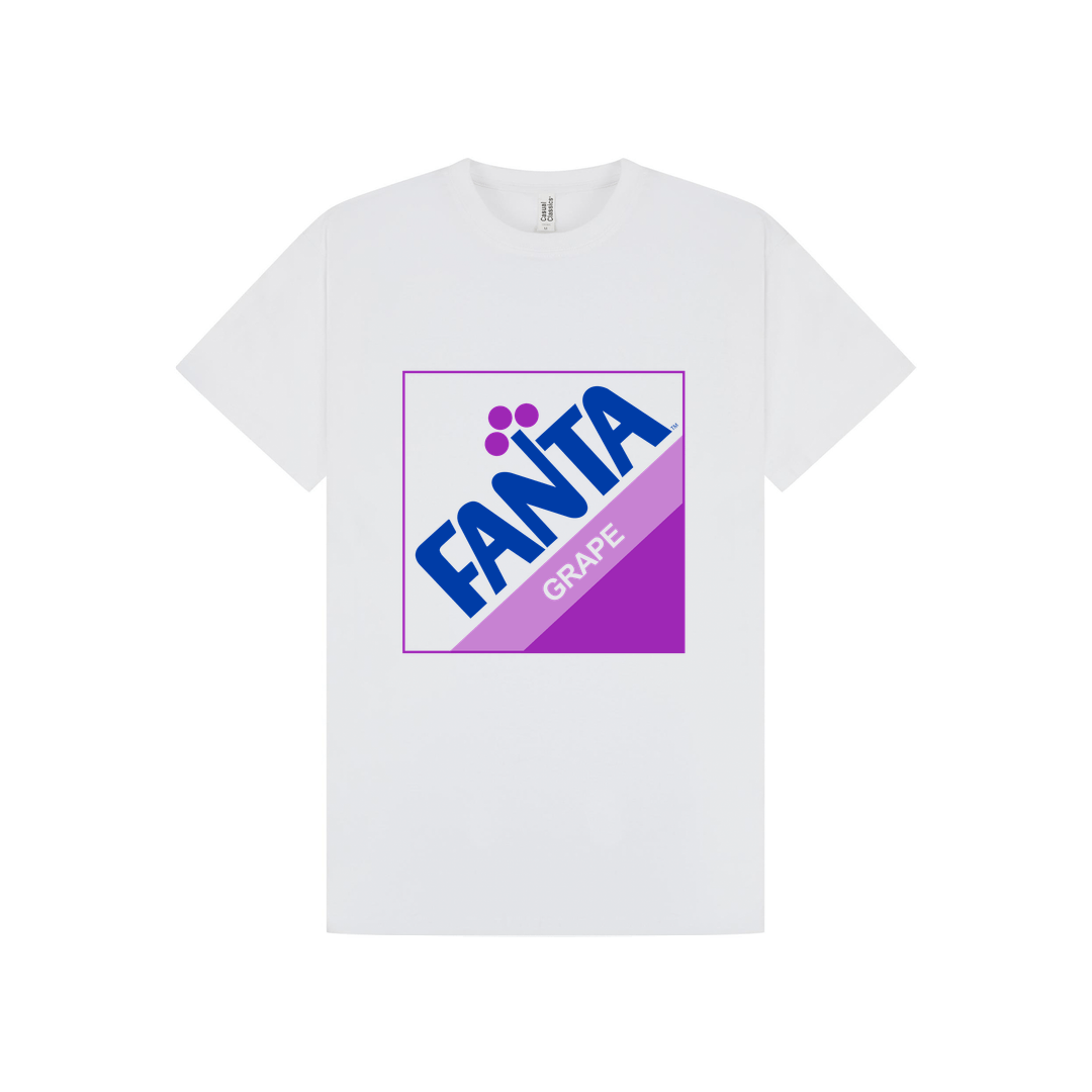 White Printed T-shirt Front