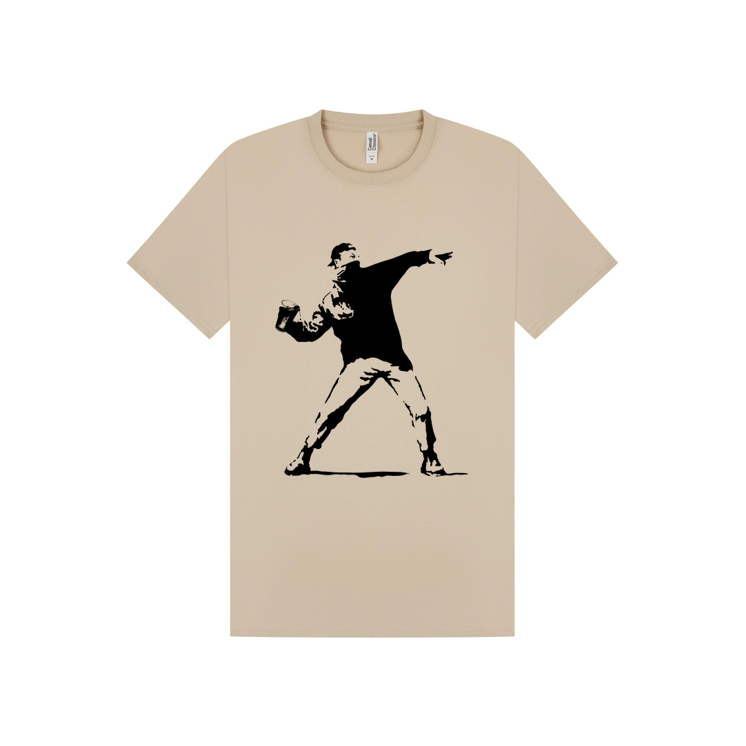 Sand Printed T-shirt Front