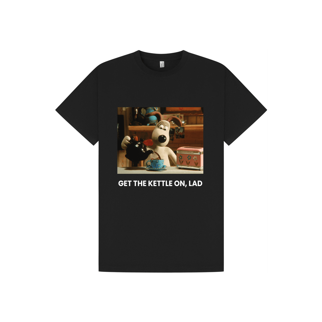 Black Printed T-shirt Front