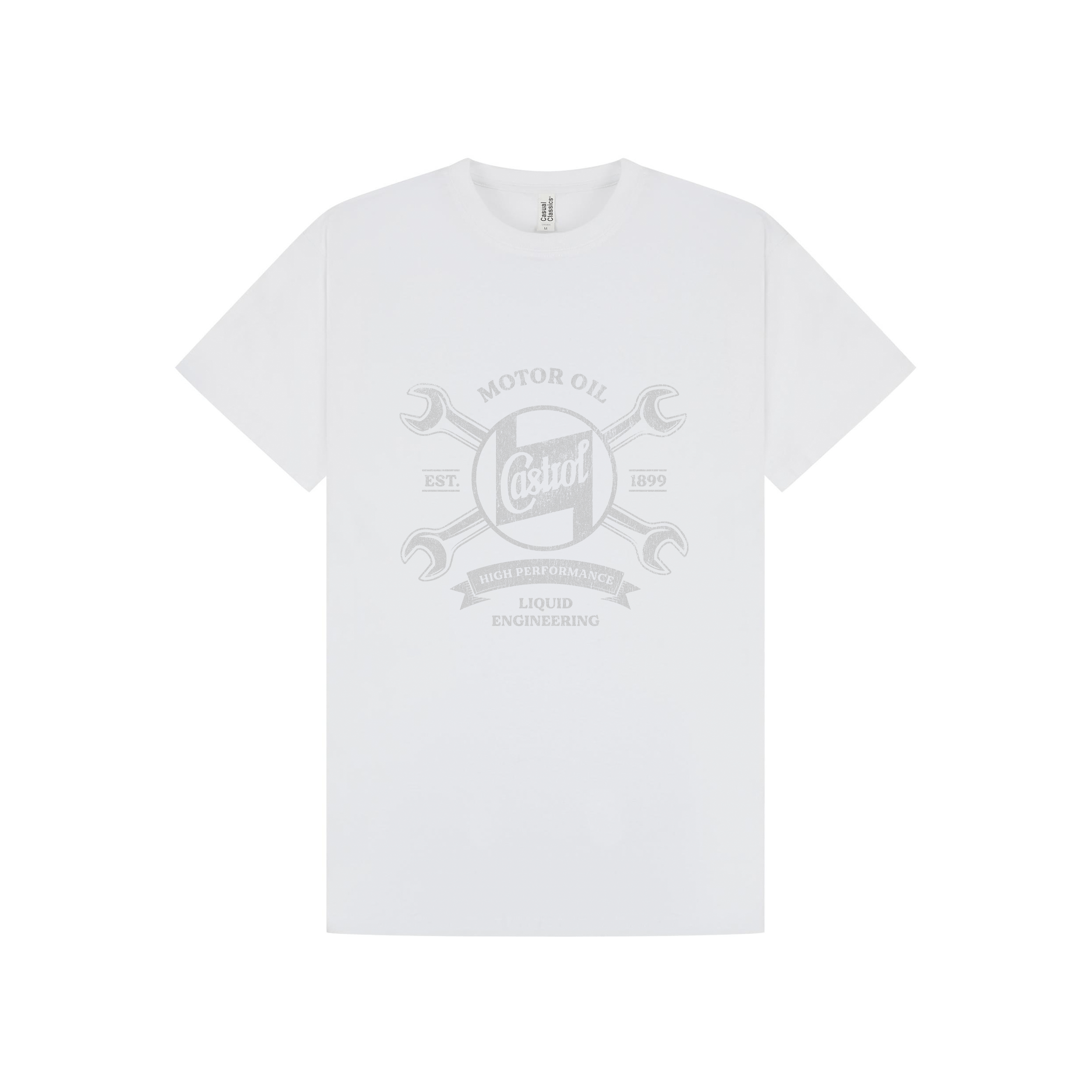 White Printed T-shirt Front