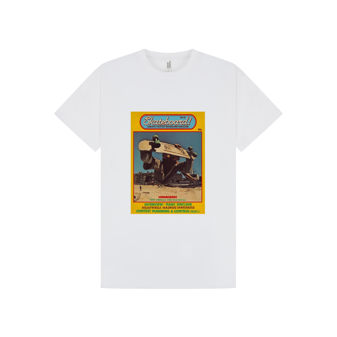 White Printed T-shirt Front