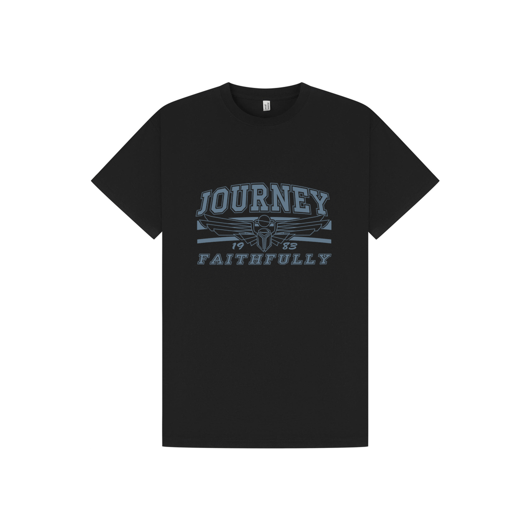 Black Printed T-shirt Front