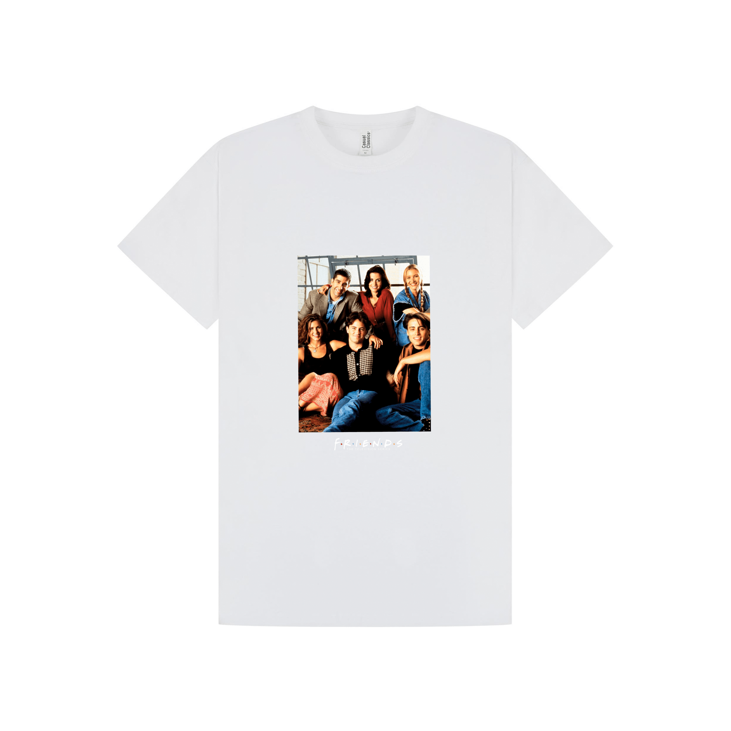 White Printed T-shirt Front