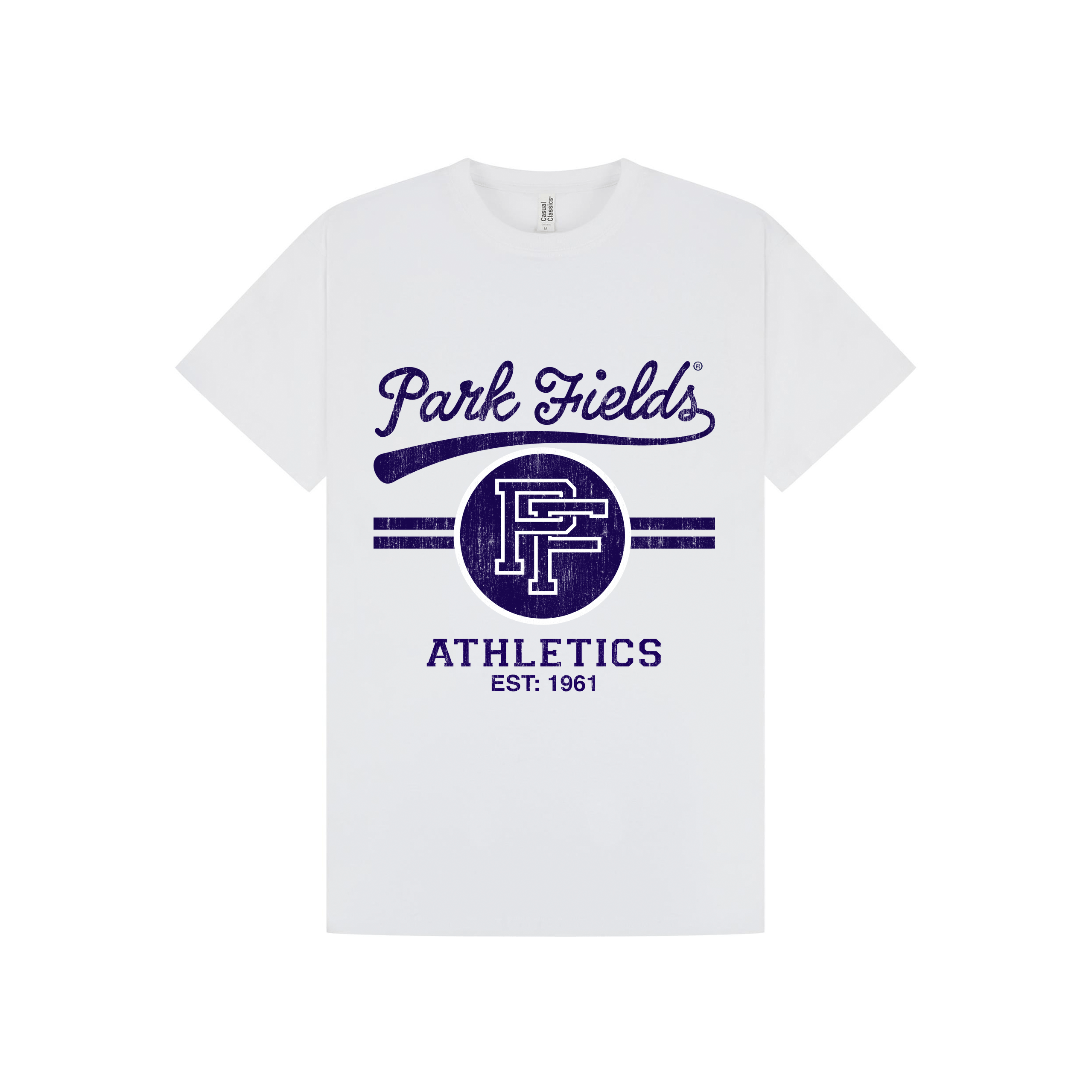 White Printed T-shirt Front