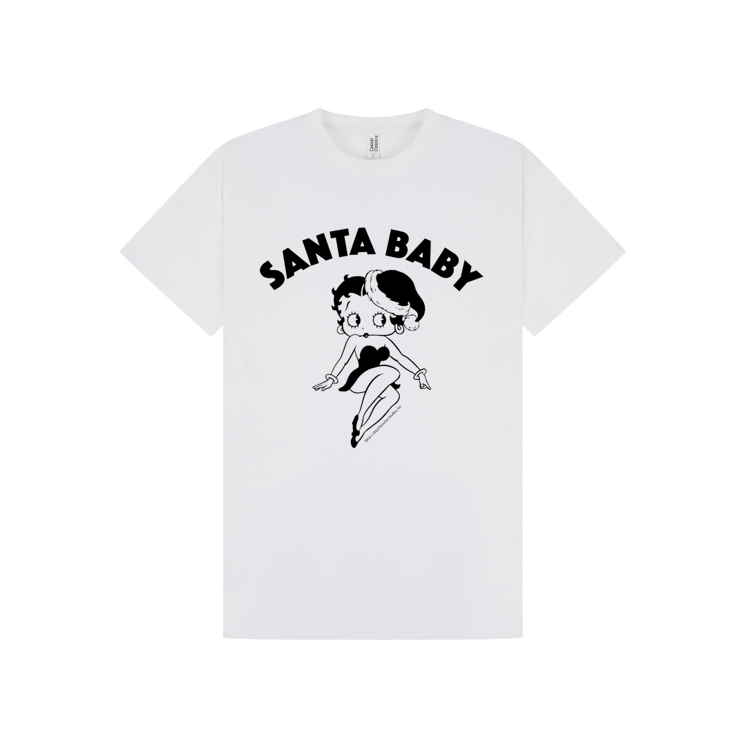 White Printed T-shirt Front