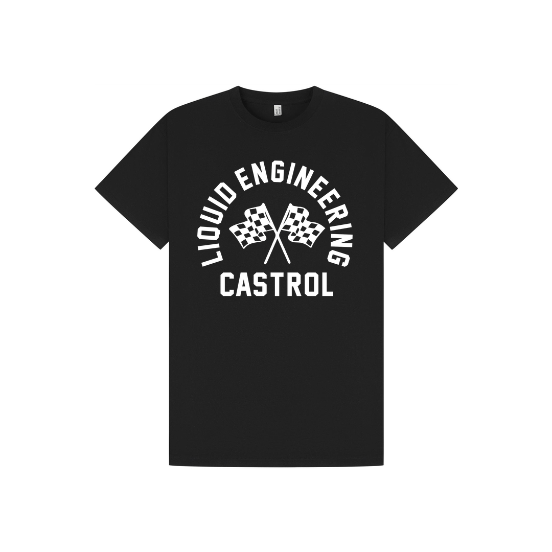 Black Printed T-shirt Front