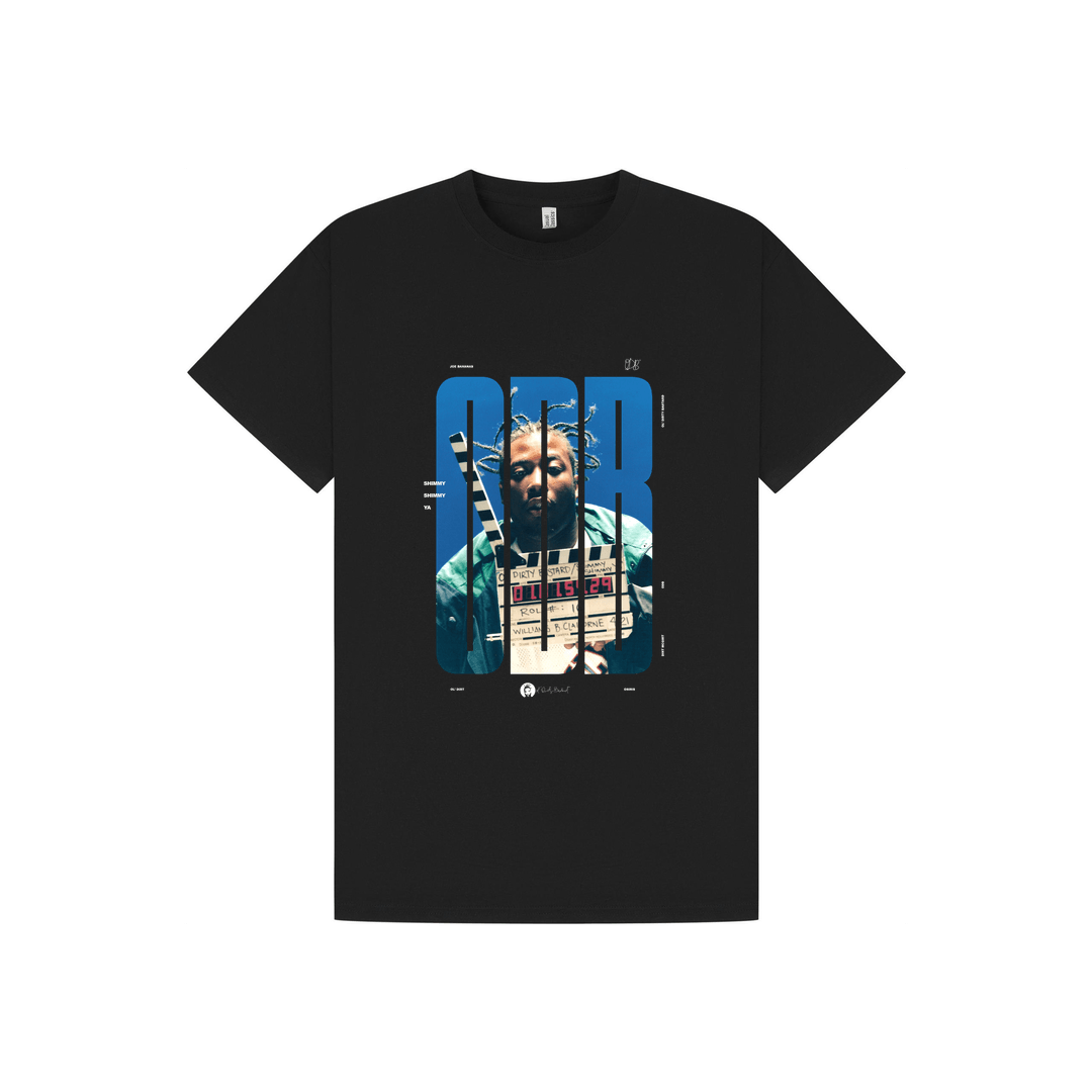 Black Printed T-shirt Front