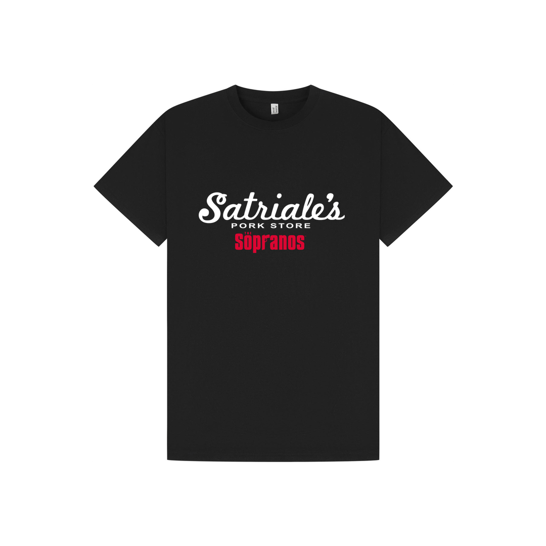 Black Printed T-shirt Front