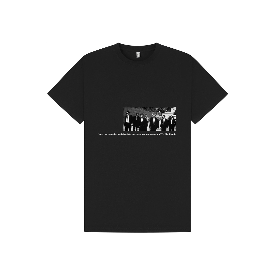 Black Printed T-shirt Front