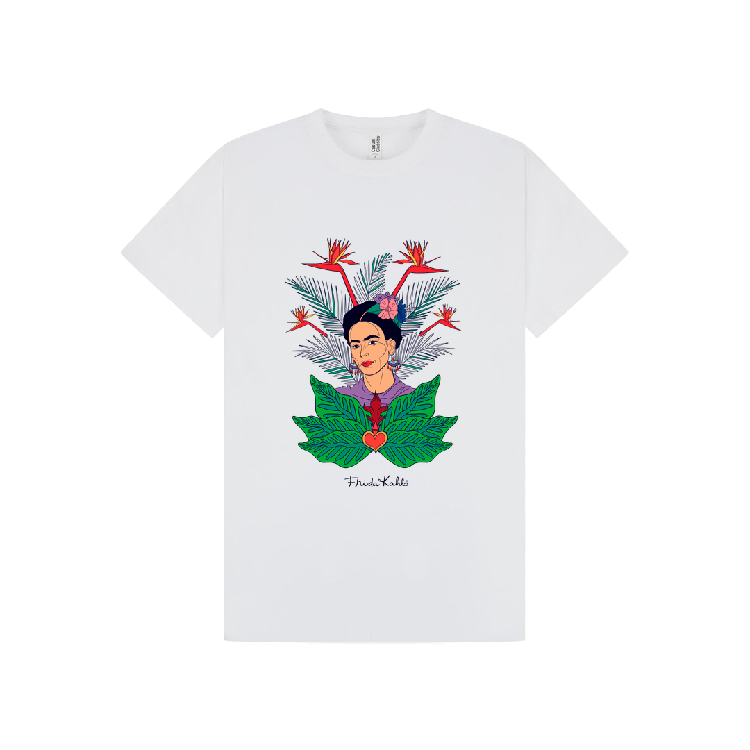 White Printed T-shirt Front