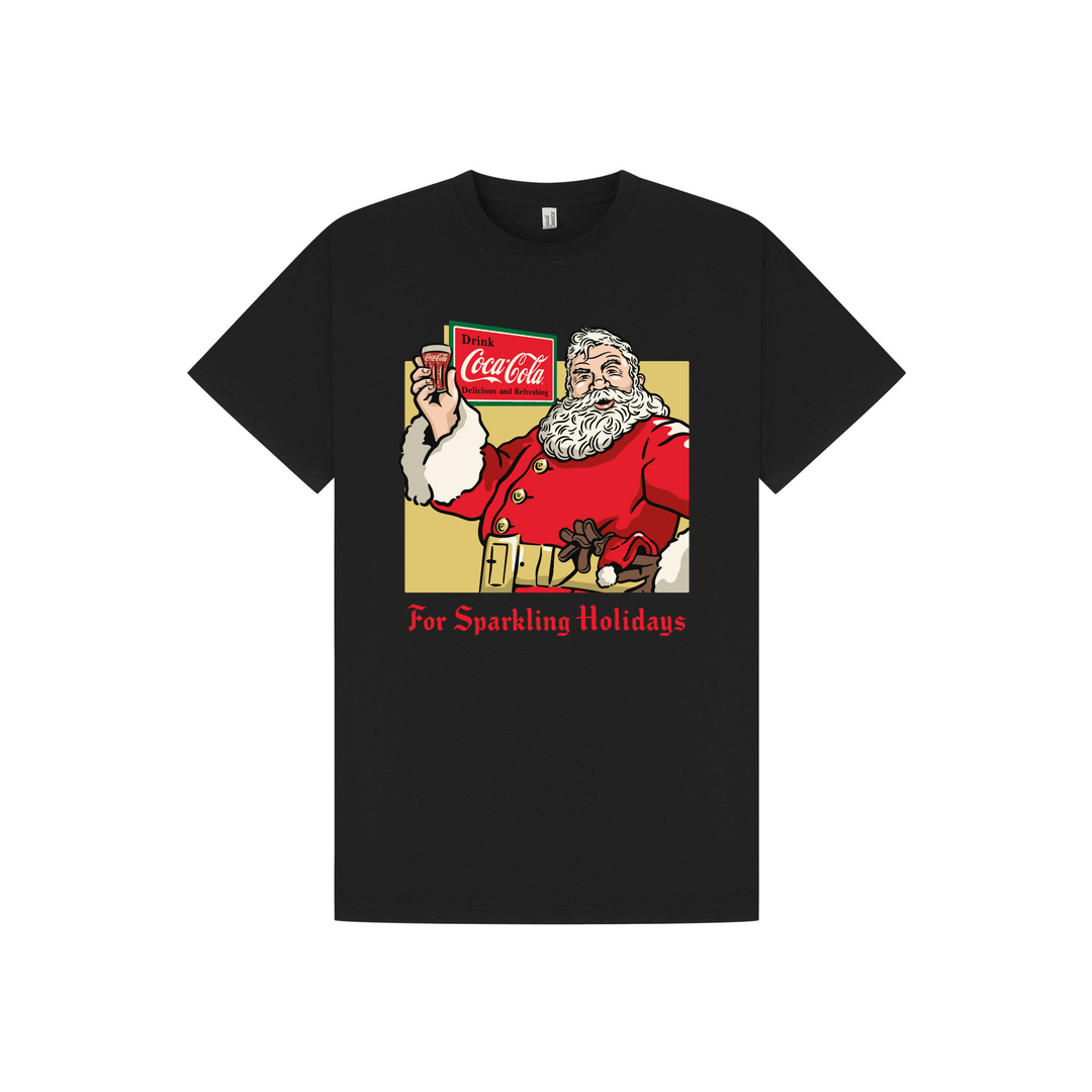 Black Printed T-shirt Front