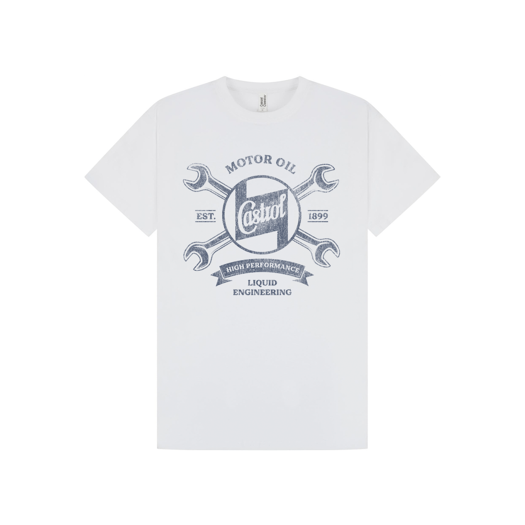 White Printed T-shirt Front