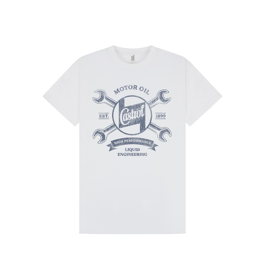 White Printed T-shirt Front