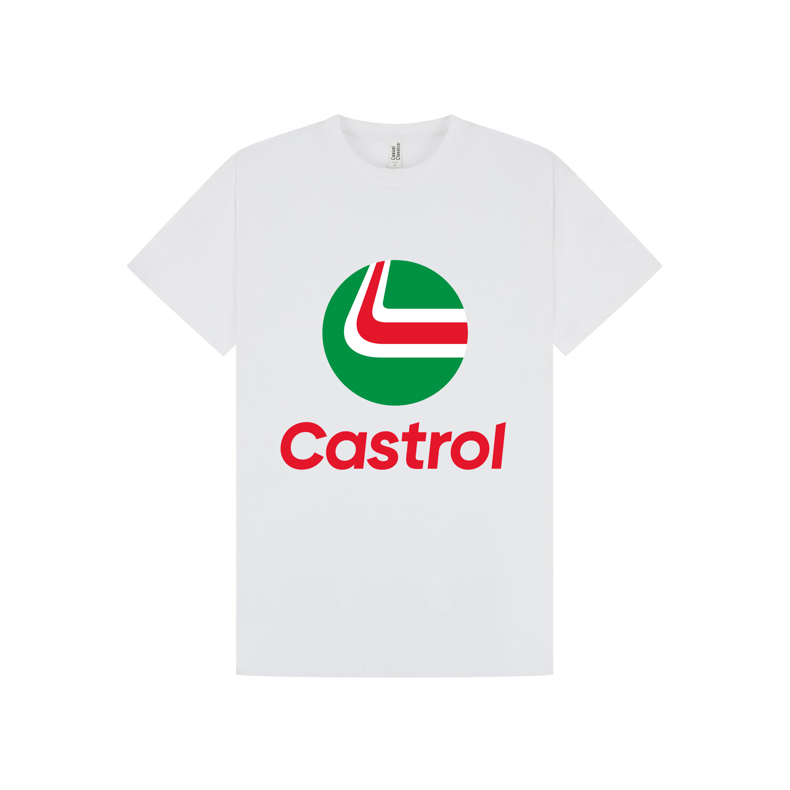 White Printed T-shirt Front