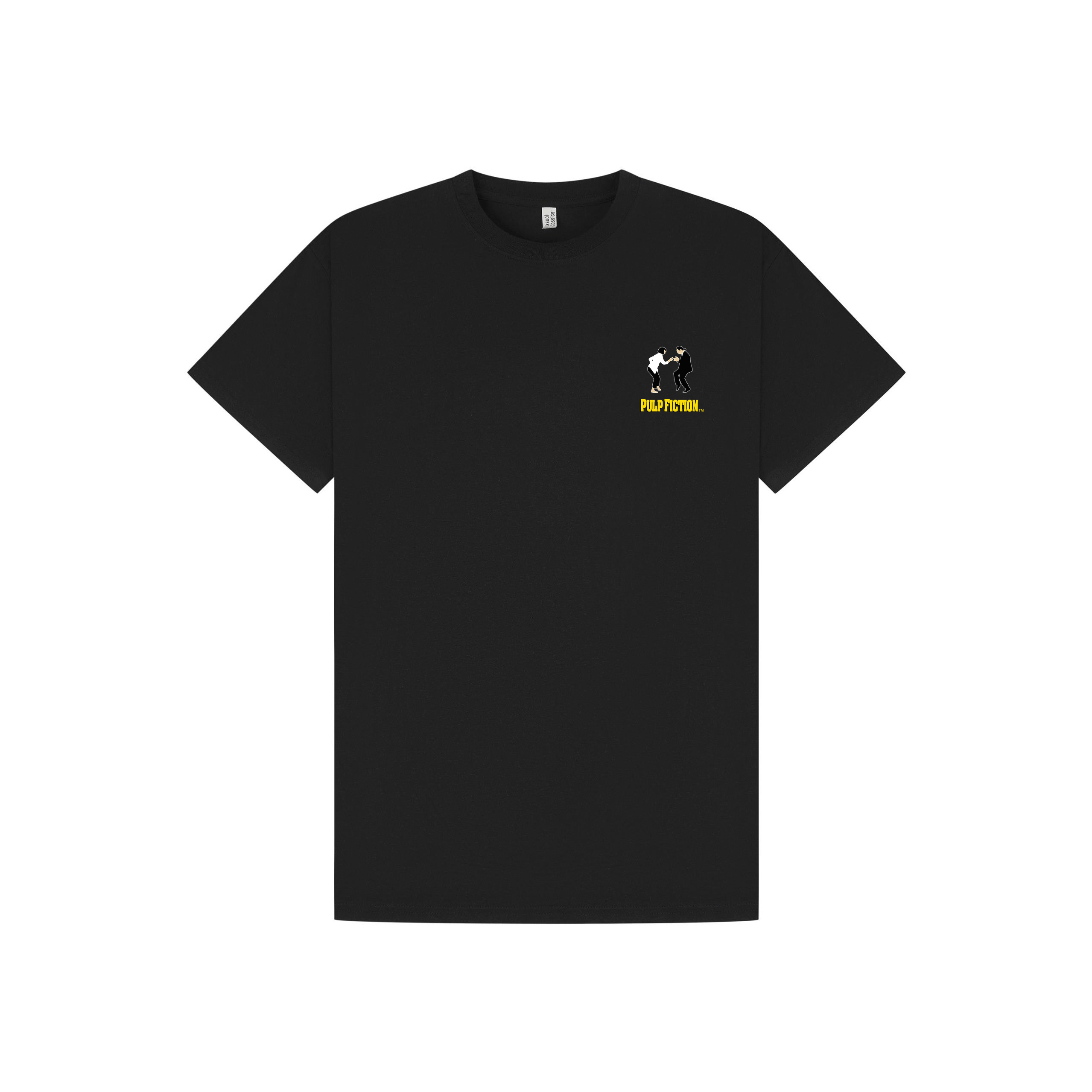 Black Printed T-shirt Front