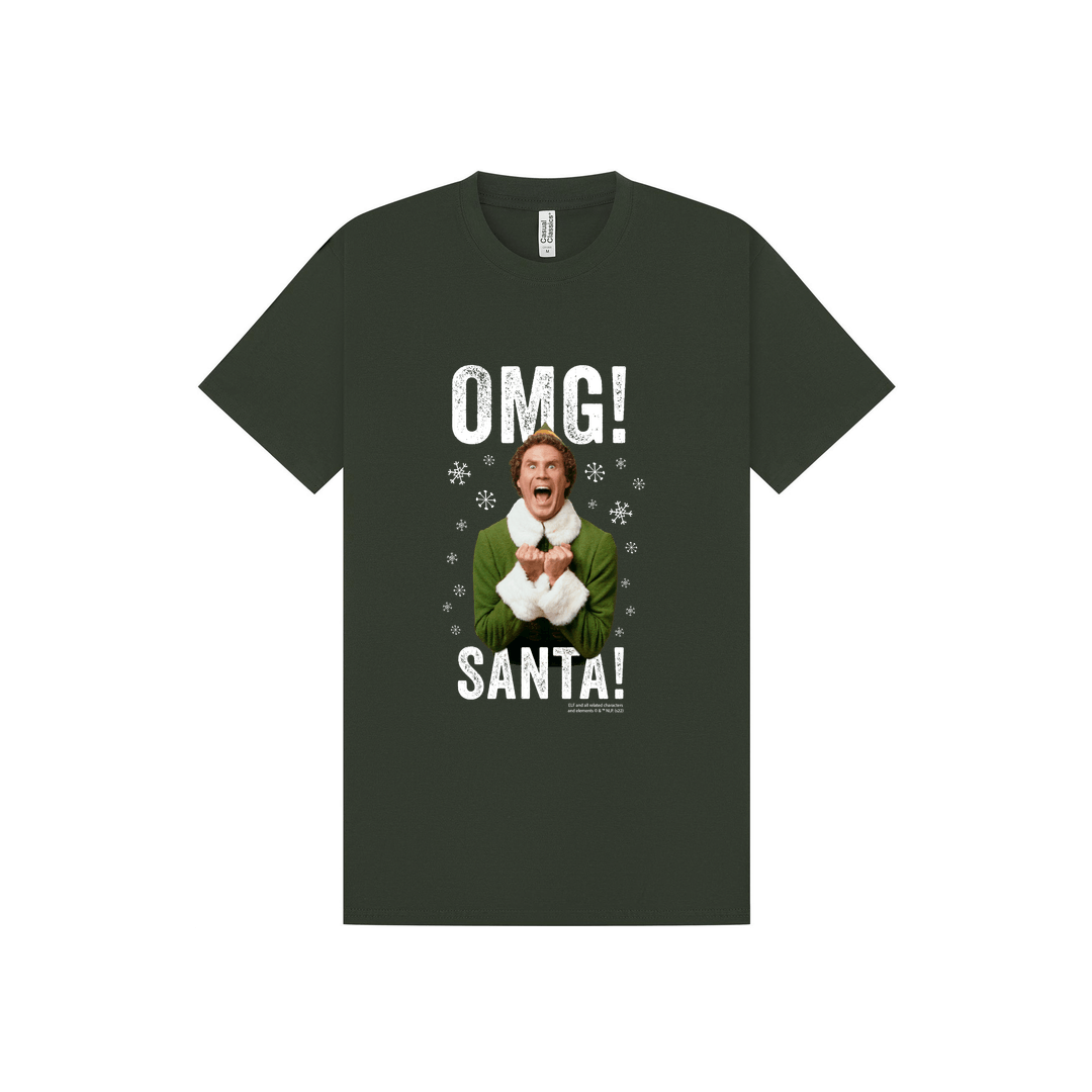 Forest Green Printed T-shirt Front