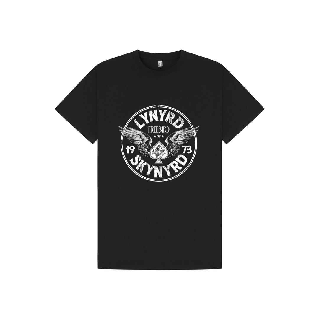 Black Printed T-shirt Front