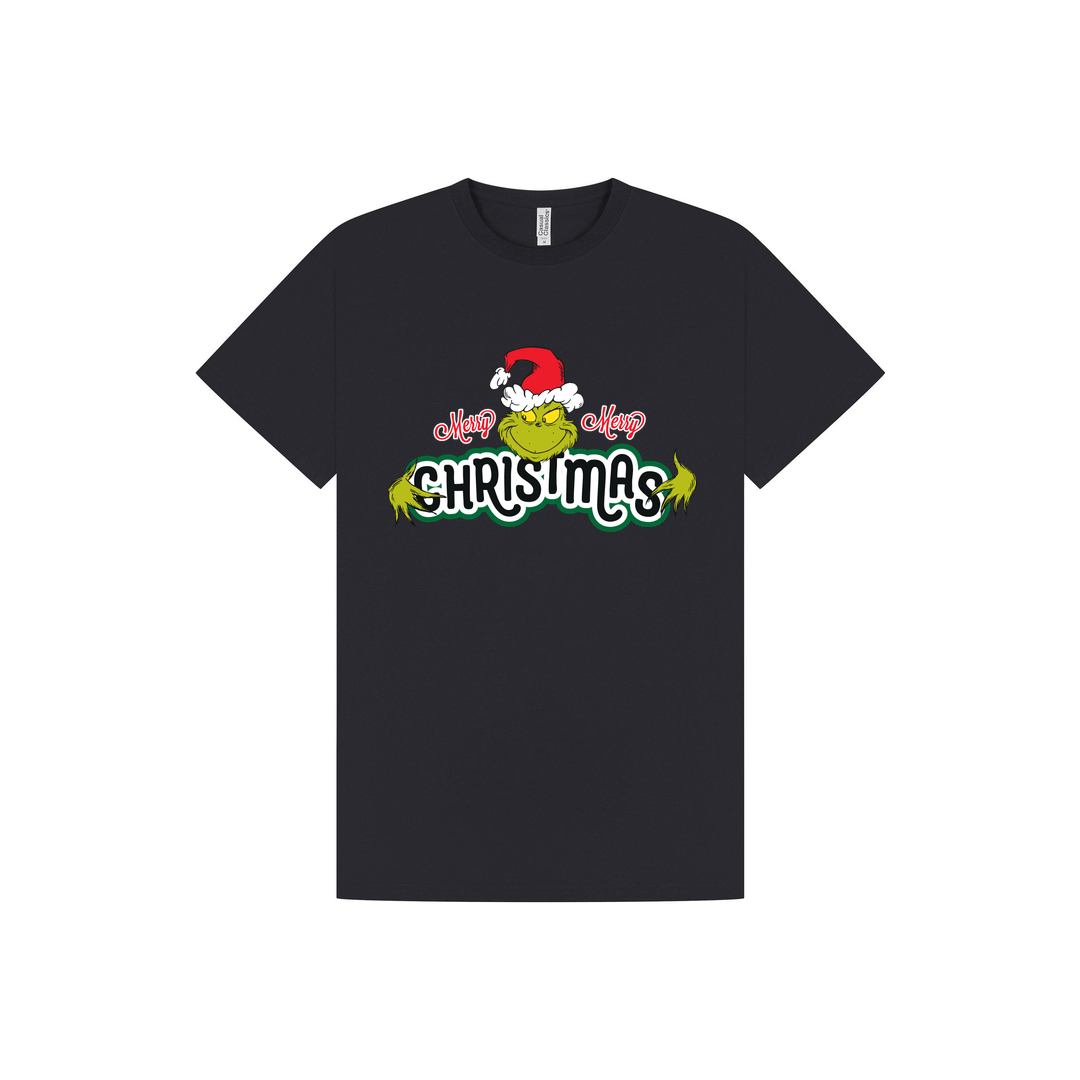 Navy Printed T-shirt Front