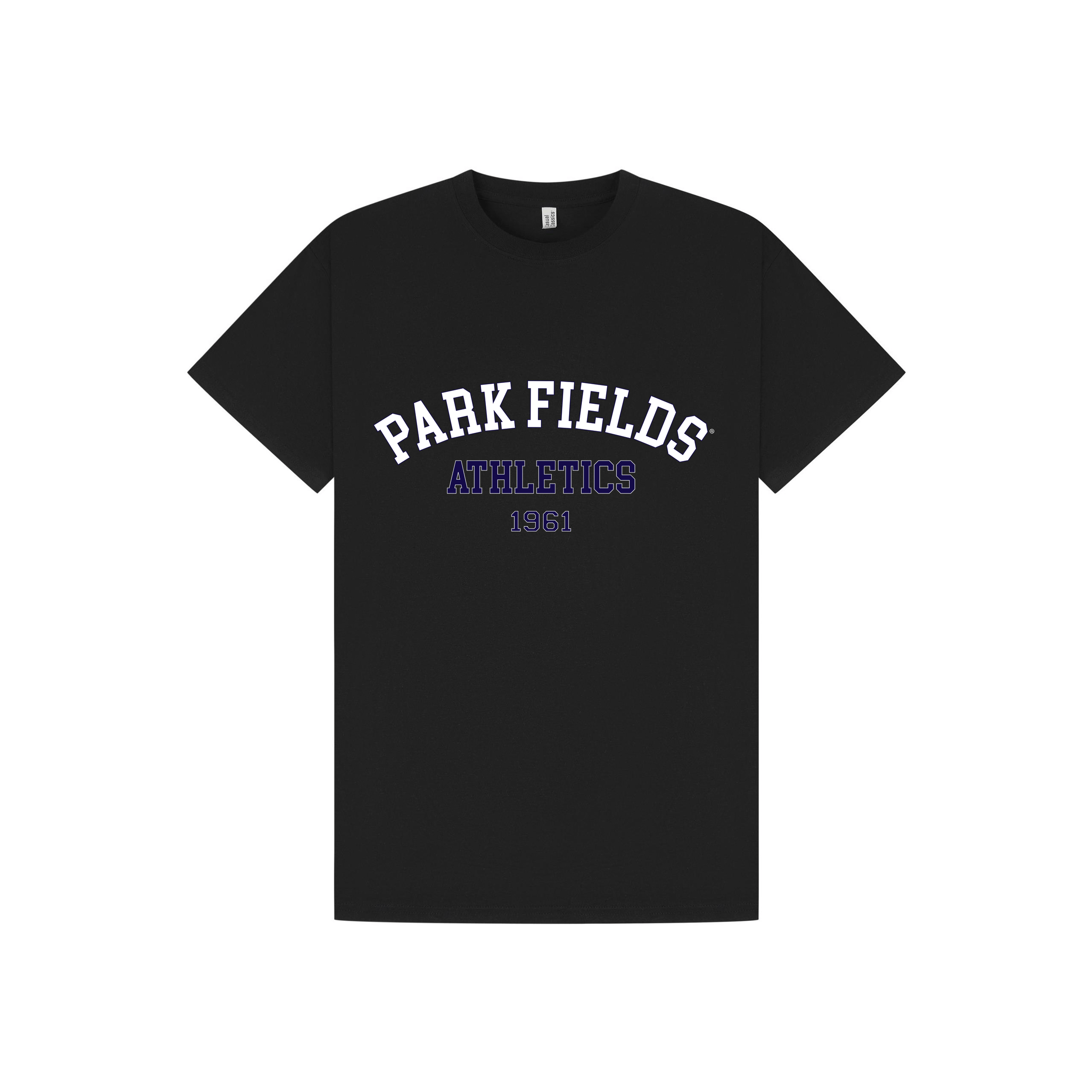 Black Printed T-shirt Front