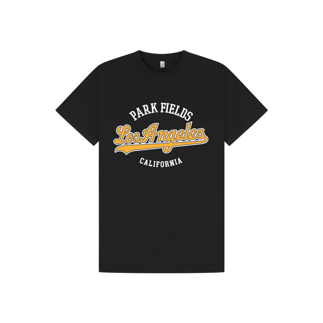 Black Printed T-shirt Front