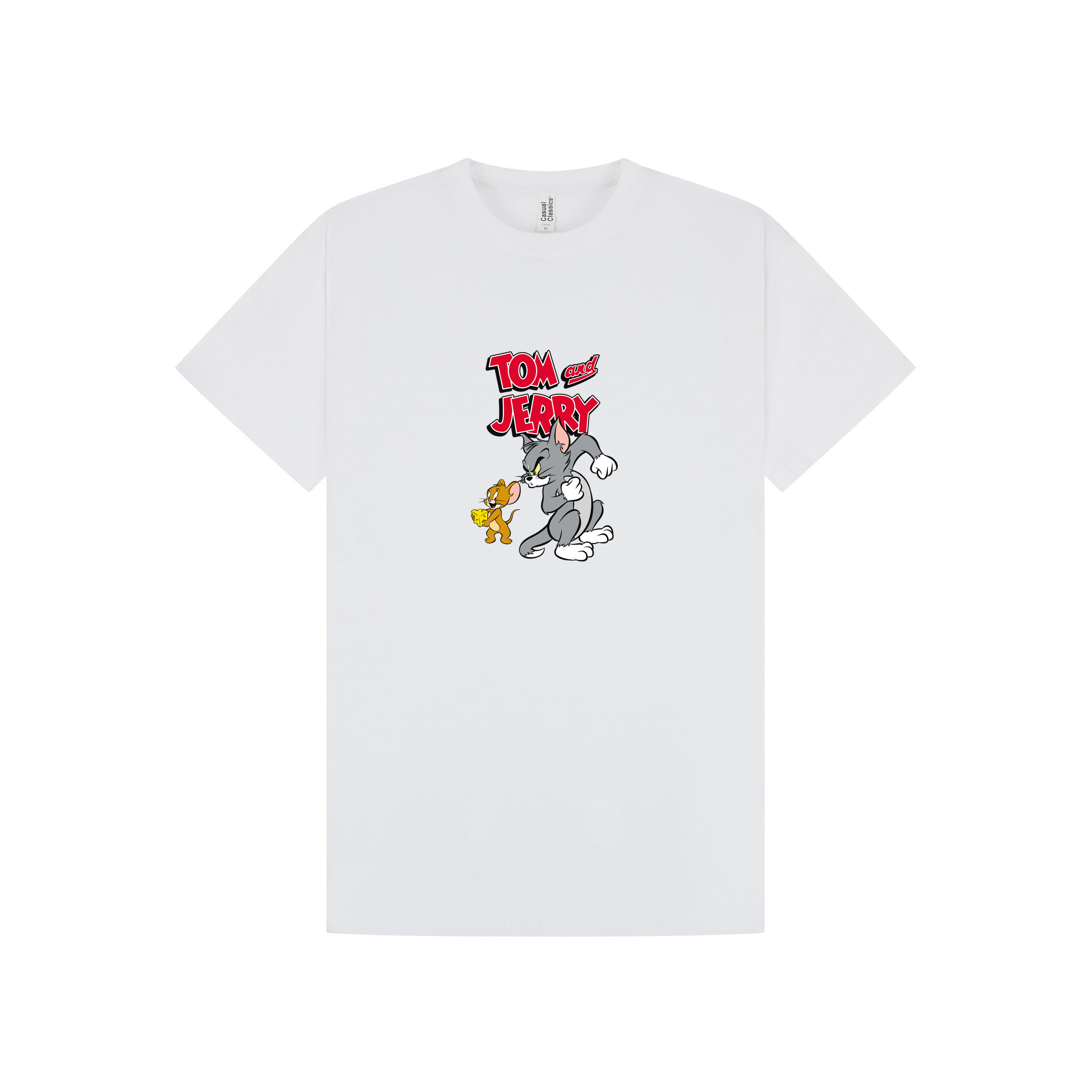 White Printed T-shirt Front