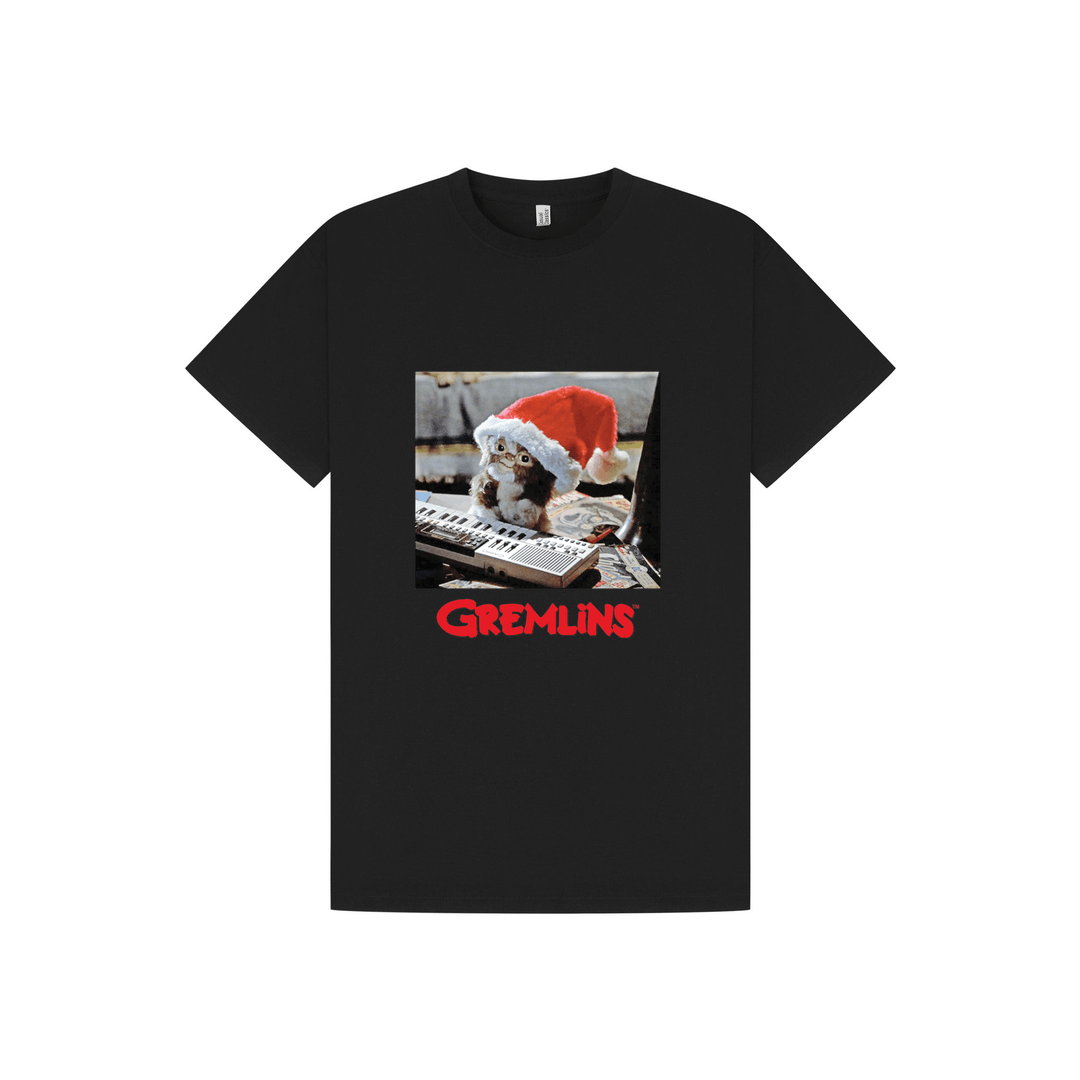 Black Printed T-shirt Front