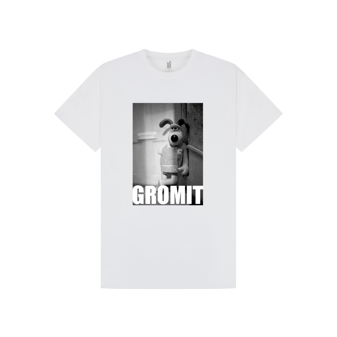 White Printed T-shirt Front