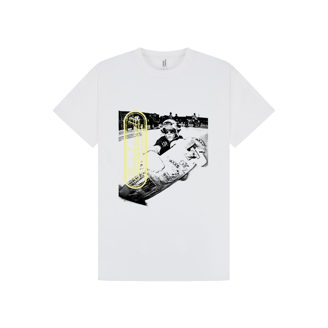 White Printed T-shirt Front