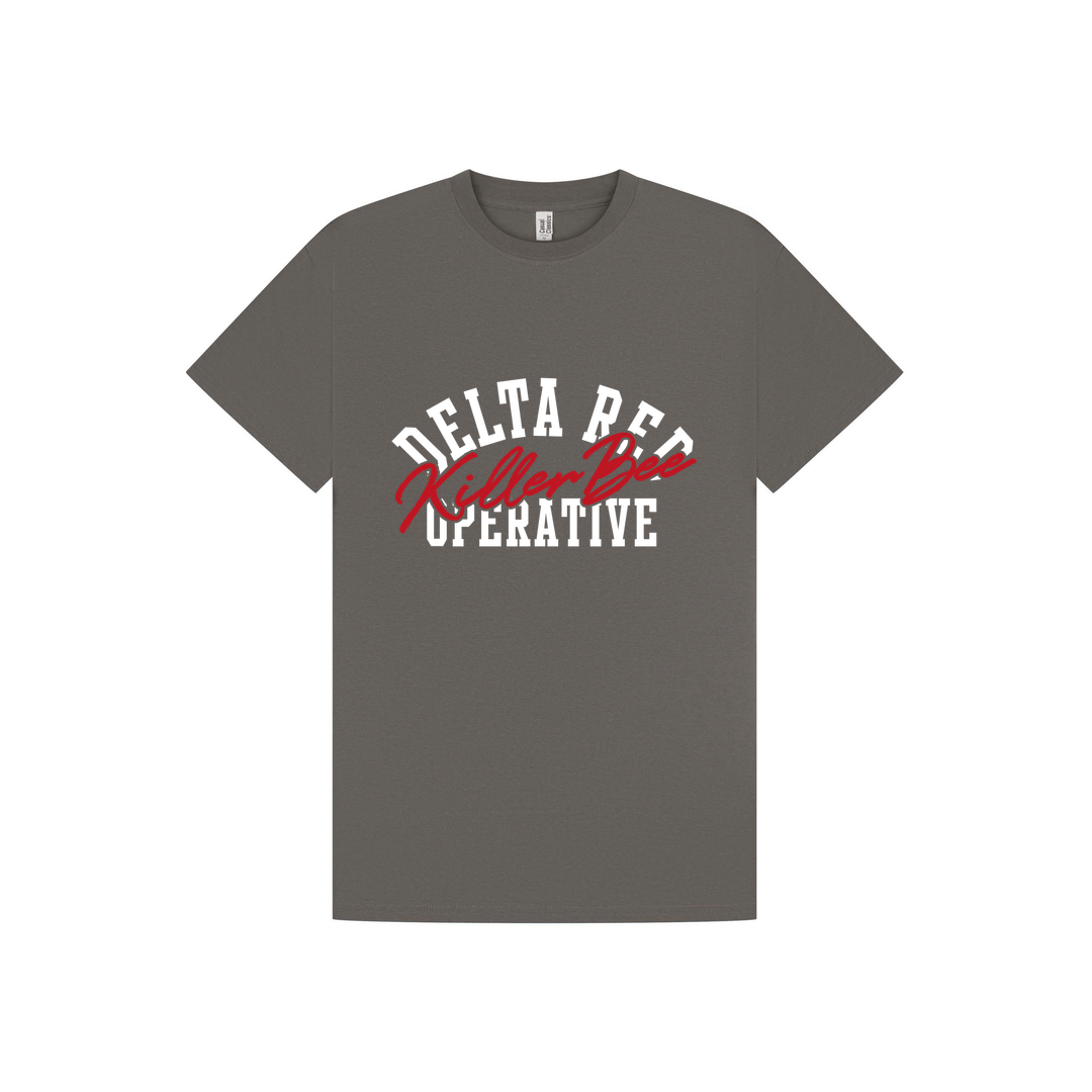 Charcoal Printed T-shirt Front