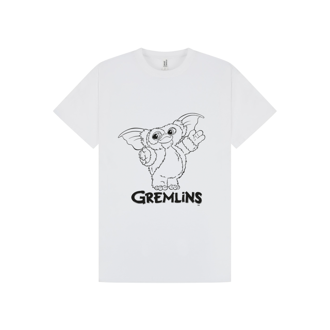 White Printed T-shirt Front