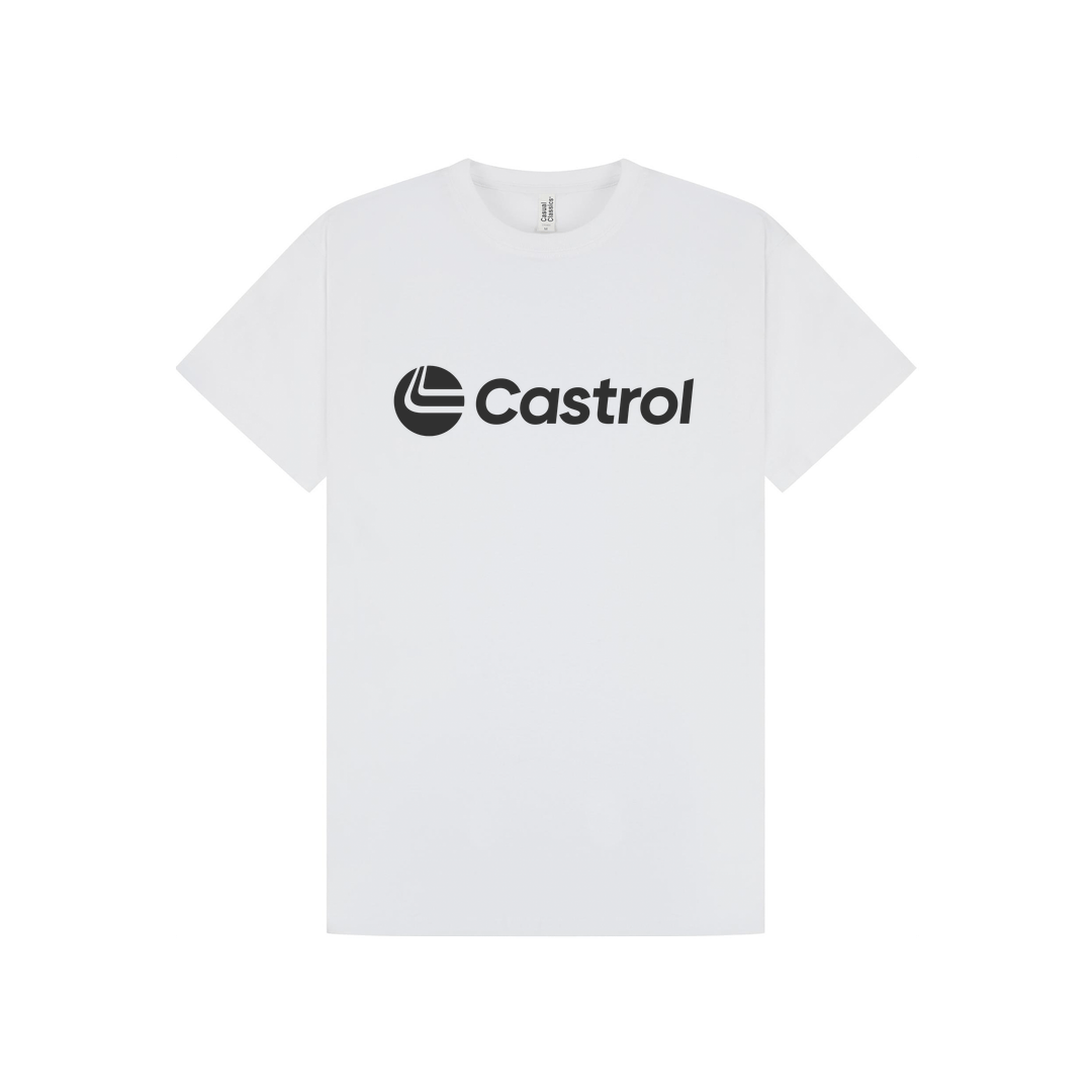 White Printed T-shirt Front