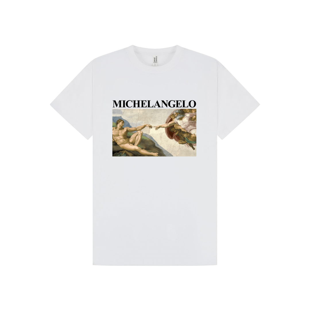 White Printed T-shirt Front