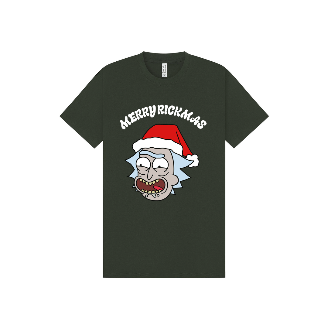 Forest Green Printed T-shirt Front