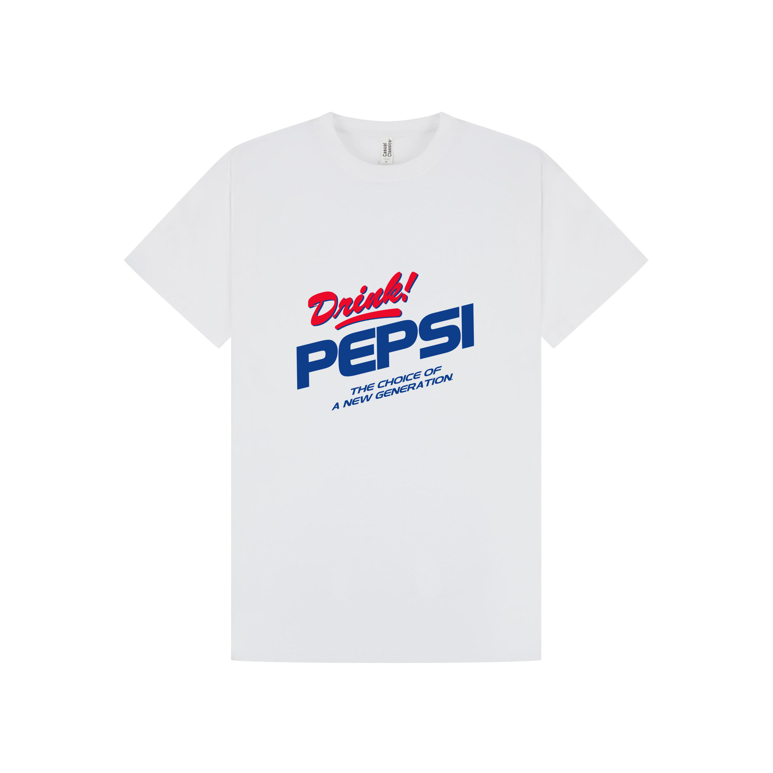 White Printed T-shirt Front