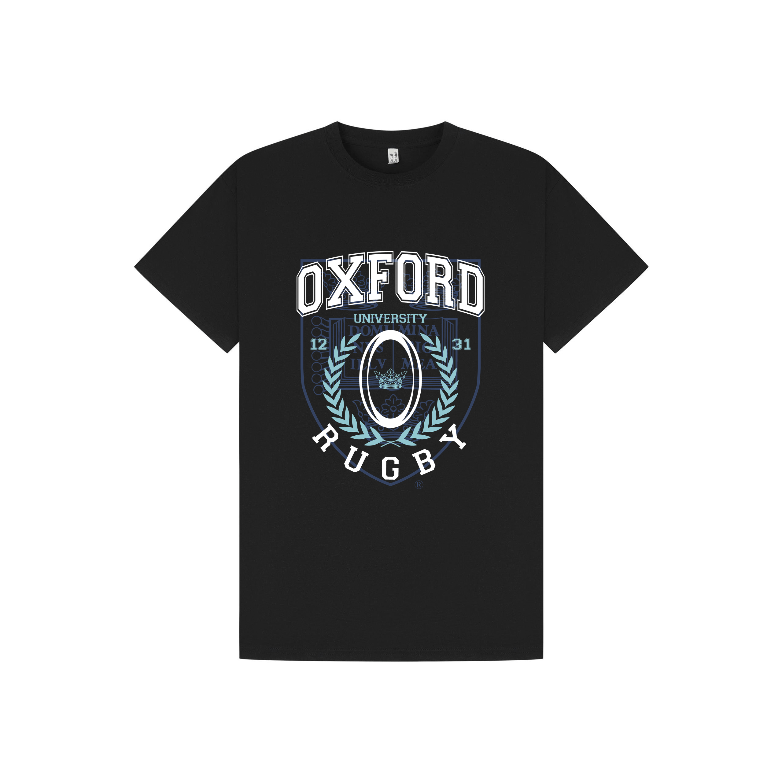 Black Printed T-shirt Front