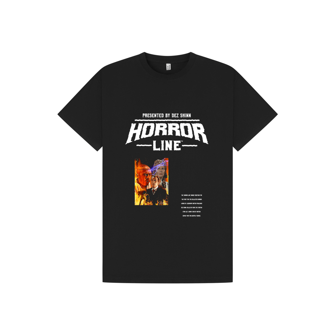 Black Printed T-shirt Front