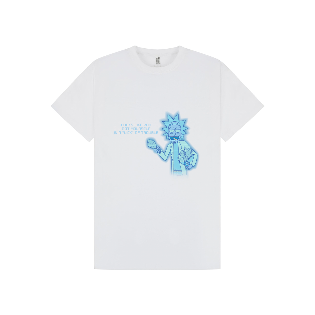 White Printed T-shirt Front